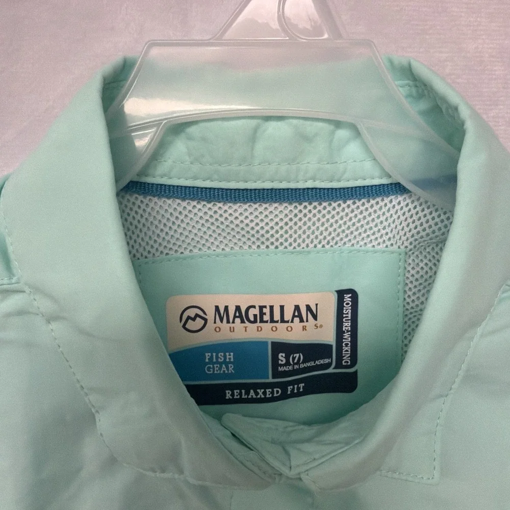 Magellan Outdoors Girls‎ Fish Gear SS Laguna Madre Beach Glass Size Small 7